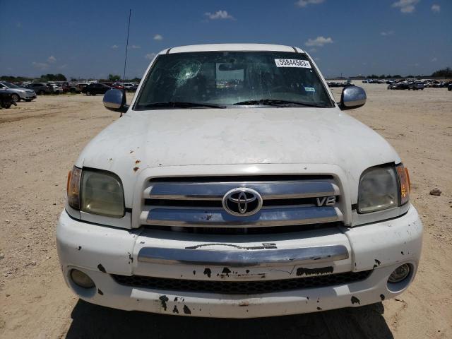 5TBRT34183S407769 - 2003 TOYOTA TUNDRA ACCESS CAB SR5 WHITE photo 5