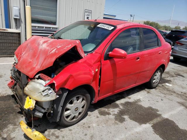 KL1TD526X5B376448 - 2005 CHEVROLET AVEO BASE RED photo 1