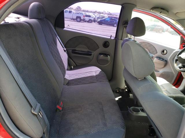 KL1TD526X5B376448 - 2005 CHEVROLET AVEO BASE RED photo 10