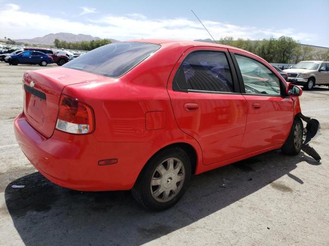 KL1TD526X5B376448 - 2005 CHEVROLET AVEO BASE RED photo 3