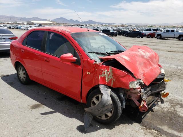 KL1TD526X5B376448 - 2005 CHEVROLET AVEO BASE RED photo 4