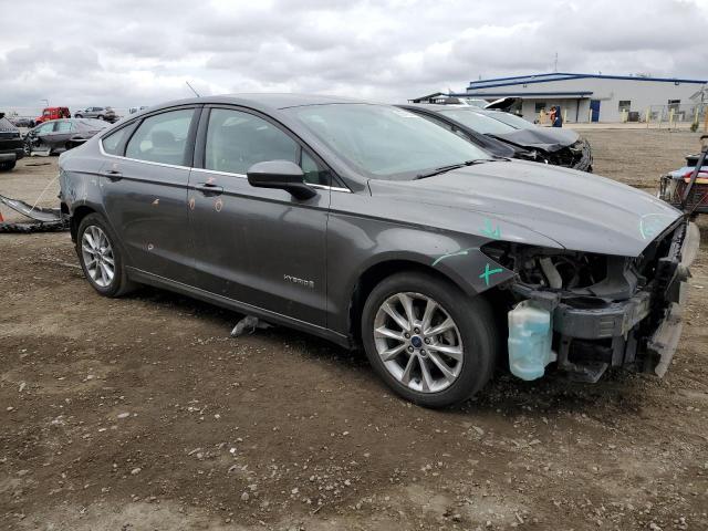 3FA6P0LU1HR261059 - 2017 FORD FUSION SE HYBRID GRAY photo 4