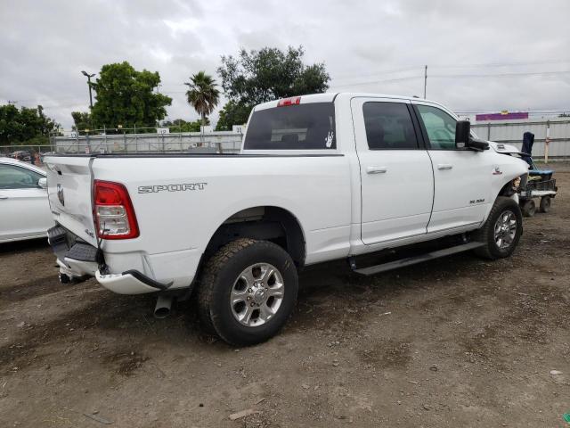 3C6UR5DL9KG607643 - 2019 RAM 2500 BIG HORN WHITE photo 3