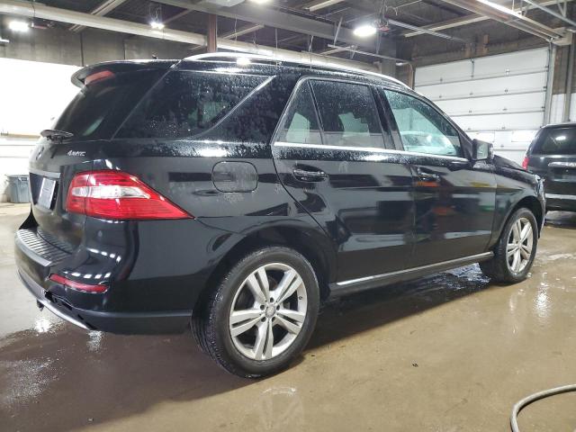 4JGDA5HB1DA228294 - 2013 MERCEDES-BENZ ML 350 4MATIC BLACK photo 3