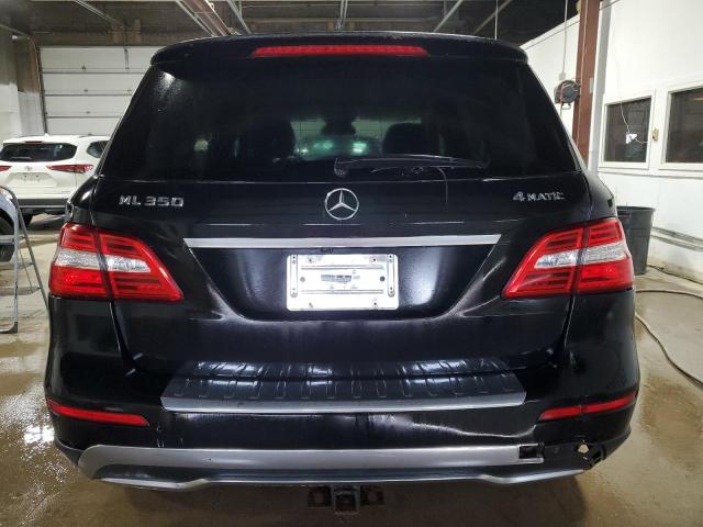 4JGDA5HB1DA228294 - 2013 MERCEDES-BENZ ML 350 4MATIC BLACK photo 6
