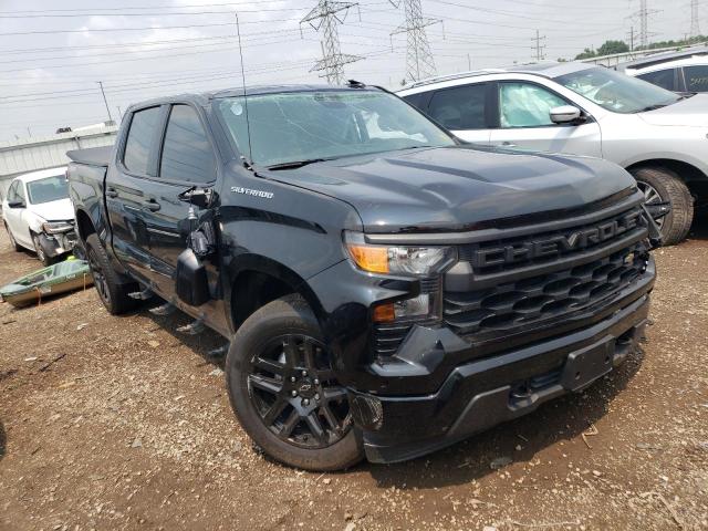 1GCPDBEK3NZ610485 - 2022 CHEVROLET SILVERADO K1500 CUSTOM BLACK photo 4