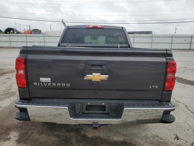 3GCUKSECXEG384141 - 2014 CHEVROLET SILVERADO K1500 LTZ GRAY photo 6