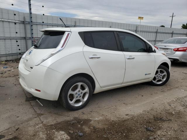 1N4AZ0CP9DC404718 - 2013 NISSAN LEAF S WHITE photo 3