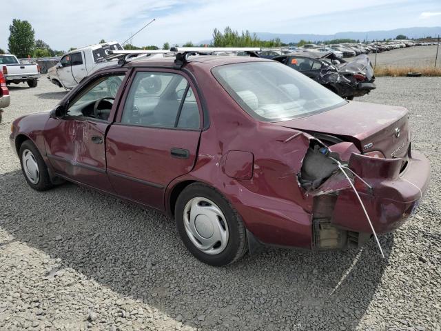 1NXBR12E0WZ079423 - 1998 TOYOTA COROLLA VE BURGUNDY photo 2