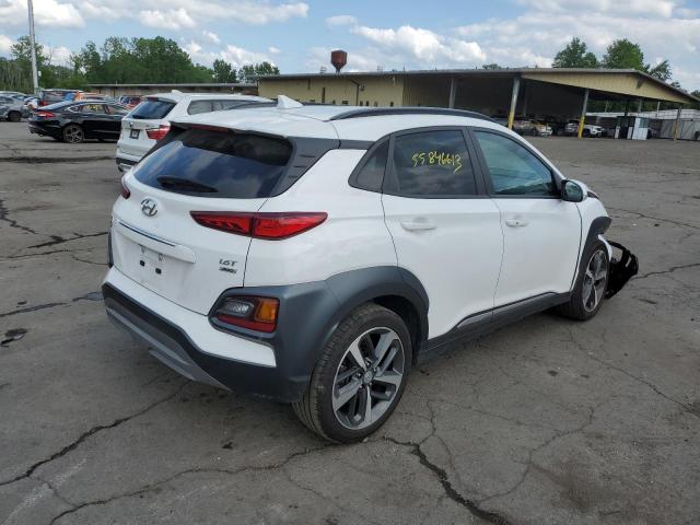 KM8K3CA53MU720432 - 2021 HYUNDAI KONA LIMITED WHITE photo 3