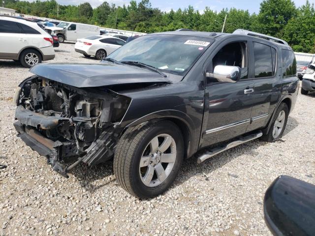 5N1BA0ND6AN604671 - 2010 NISSAN ARMADA SE GRAY photo 1