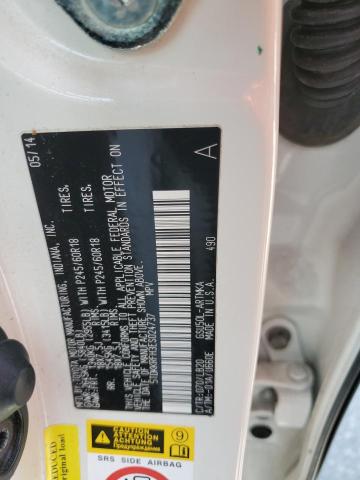 5TDKKRFH3ES024737 - 2014 TOYOTA HIGHLANDER XLE Սպիտակ լուսանկար 14