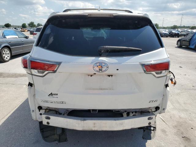 5TDKKRFH3ES024737 - 2014 TOYOTA HIGHLANDER XLE Սպիտակ լուսանկար 6
