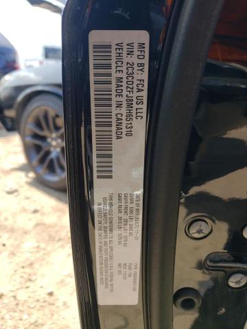 2C3CDZFJ8MH651310 - 2021 DODGE CHALLENGER R/T SCAT PACK BLACK photo 13