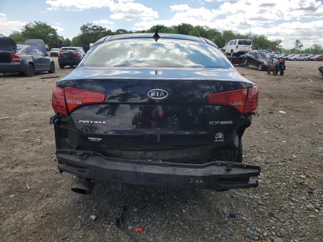KNAGN4A65B5158007 - 2011 KIA OPTIMA EX BLACK photo 6