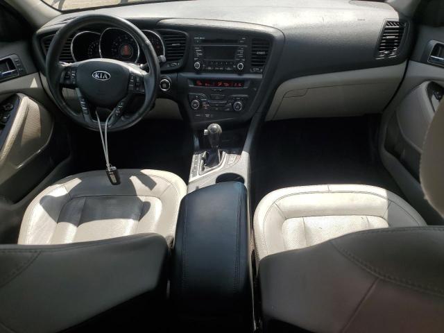 KNAGN4A65B5158007 - 2011 KIA OPTIMA EX BLACK photo 8