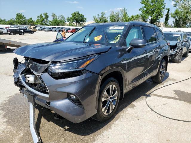 5TDHZRBH1MS156146 - 2021 TOYOTA HIGHLANDER XLE 灰色 照片 1
