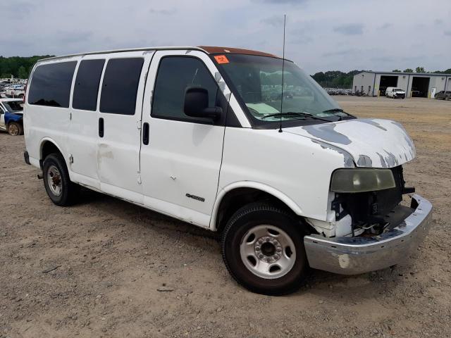 1GAHG35U341171992 - 2004 CHEVROLET EXPRESS G3 WHITE photo 4