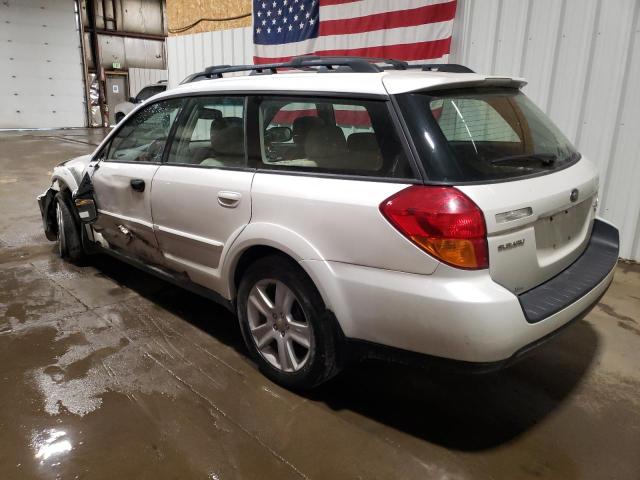 4S4BP84C564303232 - 2006 SUBARU LEGACY OUTBACK 3.0R WHITE photo 2