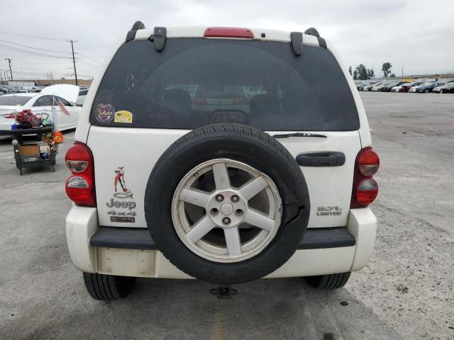 1J4GL58K96W231715 - 2006 JEEP LIBERTY LIMITED WHITE photo 6