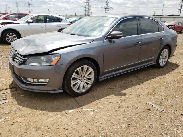 1VWCN7A39EC036126 - 2014 VOLKSWAGEN PASSAT SEL GRAY photo 1