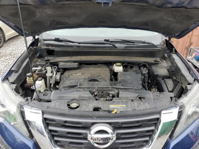 5N1DR2MN5HC689256 - 2017 NISSAN PATHFINDER S BLUE photo 11