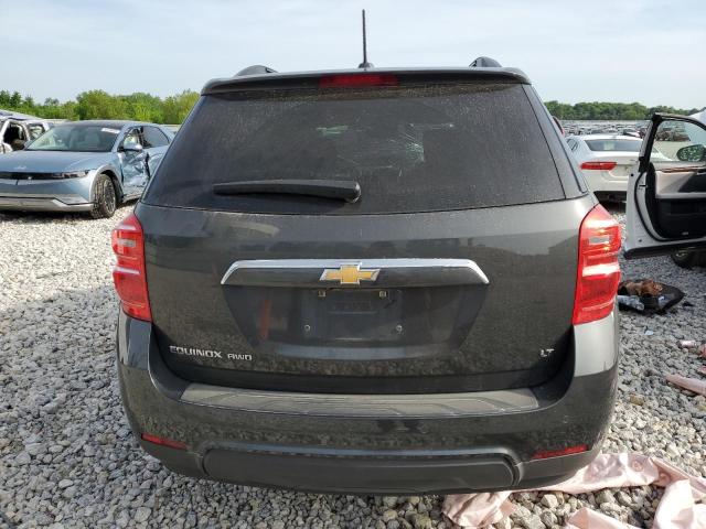 2GNFLFEK9H6287105 - 2017 CHEVROLET EQUINOX LT CHARCOAL photo 6