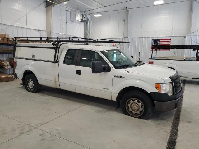 1FTVX1CT1EKE59255 - 2014 FORD F150 SUPER CAB WHITE photo 4