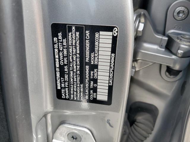 SJKCH5CP5JA049408 - 2018 INFINITI QX30 BASE 银色 照片 12