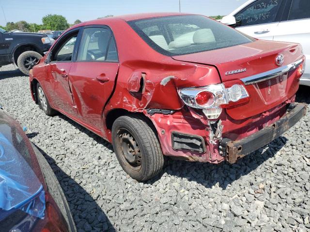 JTDBU4EE9BJ095230 - 2011 TOYOTA COROLLA BASE 红色 照片 2