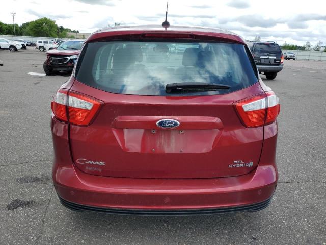 1FADP5BU6EL504610 - 2014 FORD C-MAX SEL RED photo 6