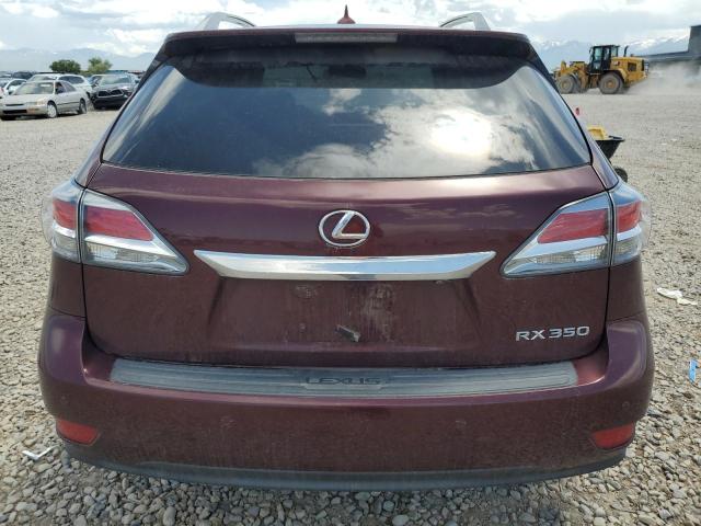 2T2BK1BAXDC194901 - 2013 LEXUS RX 350 BASE BURGUNDY photo 6