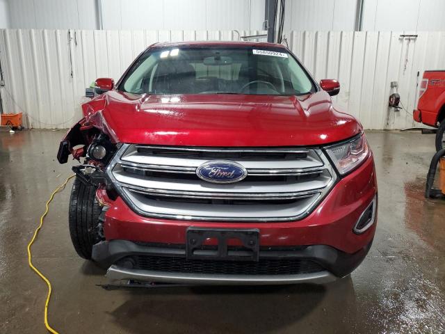 2FMPK4J91GBB27194 - 2016 FORD EDGE SEL RED photo 5