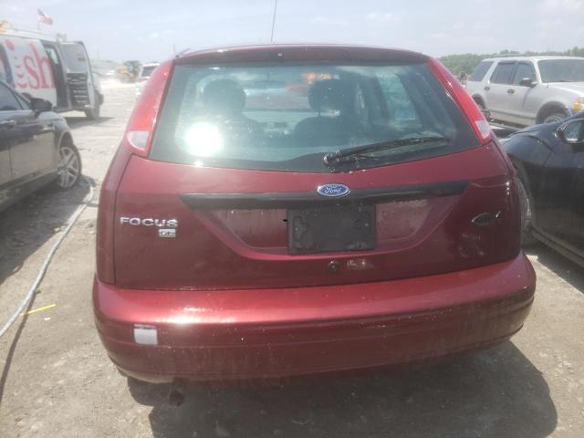 1FAHP37N67W238613 - 2007 FORD FOCUS ZX5 BURGUNDY photo 6