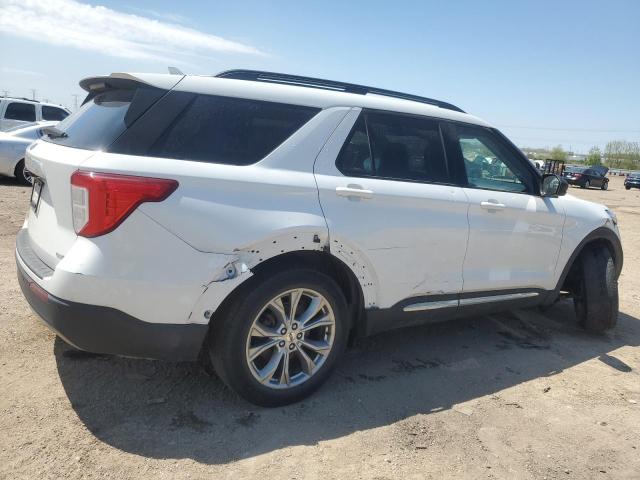 1FMSK8DH0LGC76347 - 2020 FORD EXPLORER XLT أبيض صورة 3