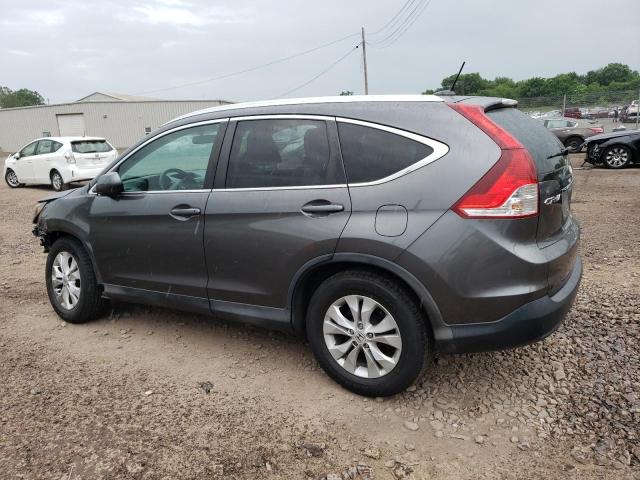 2HKRM4H73EH692060 - 2014 HONDA CR-V EXL GRAY photo 2