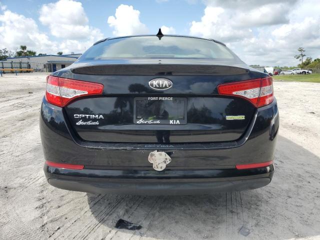 KNAGM4AD4D5042768 - 2013 KIA OPTIMA HYBRID BLACK photo 6