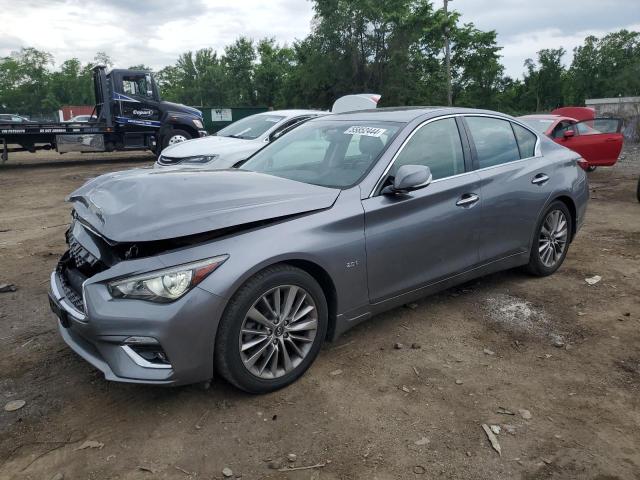 JN1CV7AR5JM280094 - 2018 INFINITI Q50 PURE SILVER photo 1