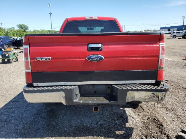 1FTEX1E83AFA88448 - 2010 FORD F150 SUPER CAB RED photo 6