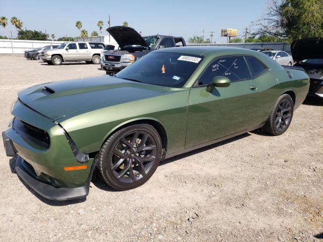 2C3CDZJG7NH207185 - 2022 DODGE CHALLENGER GT GREEN photo 1