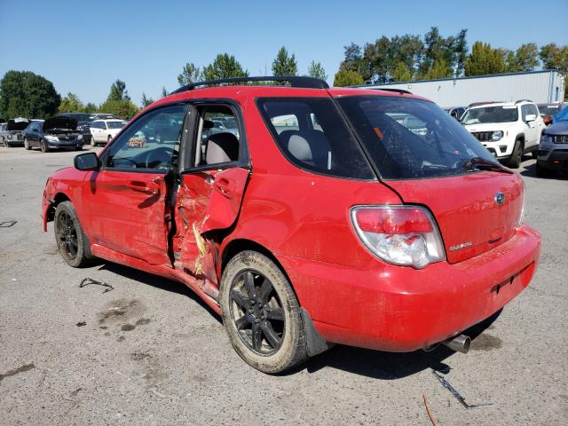 JF1GG67626G819170 - 2006 SUBARU IMPREZA 2.5I SPORTS WAGON RED photo 3