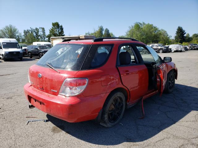 JF1GG67626G819170 - 2006 SUBARU IMPREZA 2.5I SPORTS WAGON RED photo 4