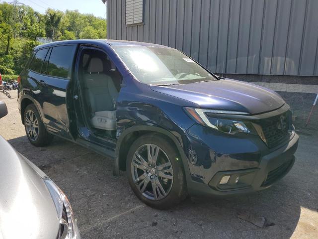 5FNYF8H54MB006391 - 2021 HONDA PASSPORT EXL BLUE photo 4