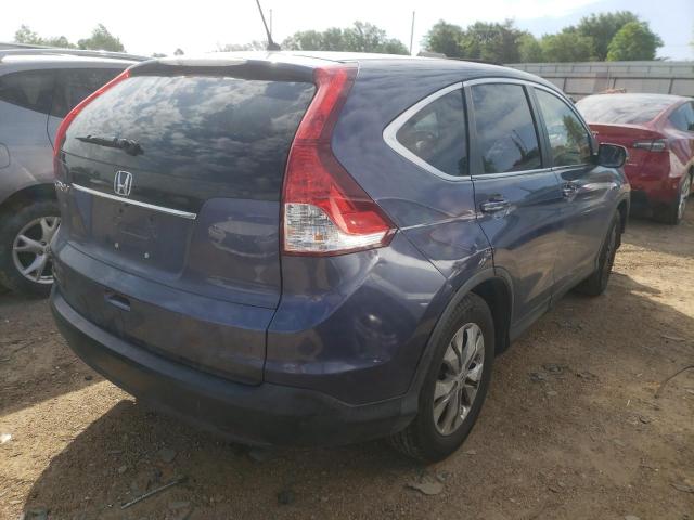 3CZRM3H50EG700059 - 2014 HONDA CR-V EX BLUE photo 3