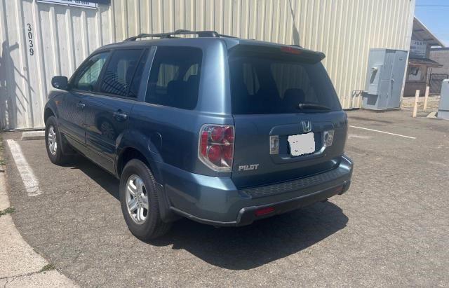 5FNYF28268B009933 - 2008 HONDA PILOT VP BLUE photo 3