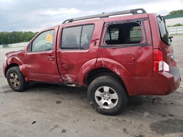 5N1AR18B48C646265 - 2008 NISSAN PATHFINDER S MAROON photo 2