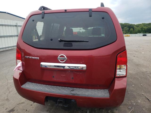 5N1AR18B48C646265 - 2008 NISSAN PATHFINDER S MAROON photo 6
