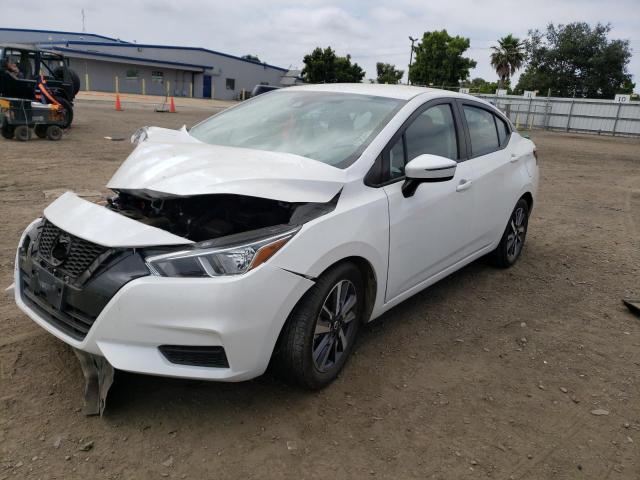 3N1CN8EV2LL806353 - 2020 NISSAN VERSA SV WHITE photo 1