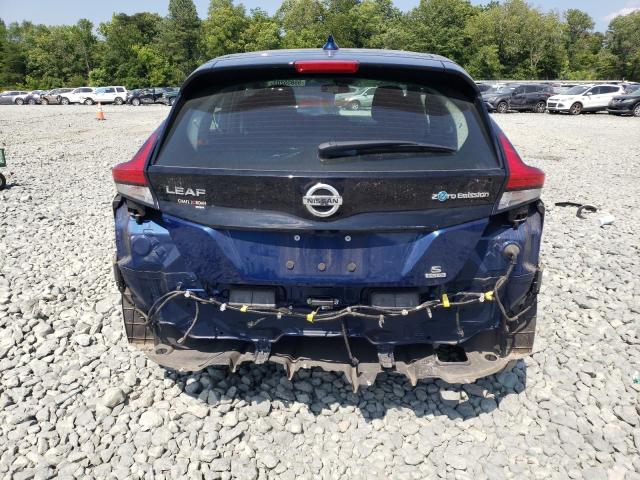 1N4BZ1BV6MC555302 - 2021 NISSAN LEAF S PLUS BLUE photo 6