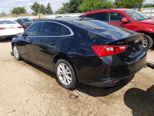 1G1ZE5ST3HF205777 - 2017 CHEVROLET MALIBU LT BLACK photo 2